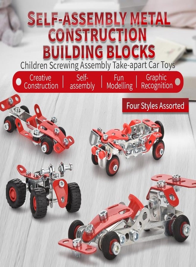 Ferthor Fun Racing Car STEM Toy Sets for Boys Ages 8-12, Metal Building Kit,STEM Building Toys for Boys Age 8-12,Roadster Red Vehicle Car Model for Kids 8 9 10 11 12-16 Years Old（265PCS） - Image 4